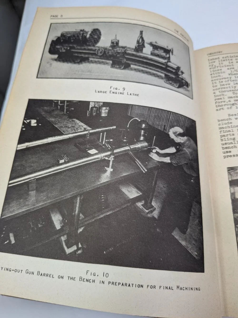 VTG 1943 Modern Machine Shop Training Book National Schools WWII Era Manual VA